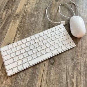 Apple Magic Wireless Keyboard + Wired Mouse